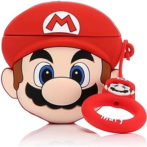 Kılıf Benim Airpods 4.nesil ile Uyumlu Kılıf Karikatür Super Mario Figürlü Tasarım Sevimli Figürlü Silikon Kılıf
