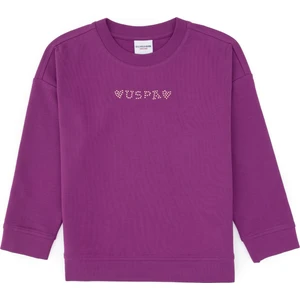 U.s. Polo Assn. Kız Çocuk Menekşe Sweatshirt 50317960-VR037