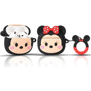 Kılıf Benim Airpods 4.nesil ile Uyumlu Kılıf Karikatür Mickey Mouse Figürlü Tasarım Sevimli Figürlü Silikon Kılıf