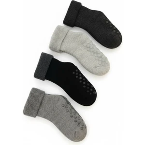 Batu Giyim Bebek ve Çocuk Havlu Kaydırmaz Çorap Seti