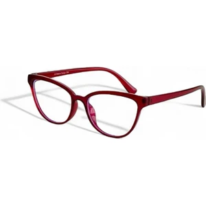 Cat Eye Leopar Siyah Bordo Blue Block Gözlük Optik Uyumlu Bilgisayar Tablet Ekran Koruyucu Gözlük