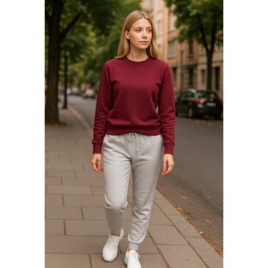 3iplik Şardonlu Kışlık Lastilkli Paça Kadın Eşofman Altı