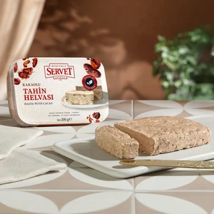 Bercekız Servet Şekerleme Servet Rafine Şeker İlavesiz - Kakaolu Helva 200 gr