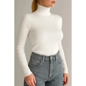 Stilim Trend Boğazlı Kazak Mevsimlik Kurtarıcı Parça Pamuklu Balıkçı Yaka Şardonlu Slimfit