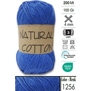 Diva İplik Diva Natural Cotton 1256 Mavi