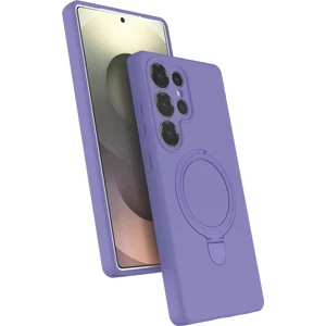 Kip GSM Samsung Galaxy S23 Ultra Kılıf Magsafe Şarj Destekli Açılır Standlı Çizilmez Yumuşak Kapak