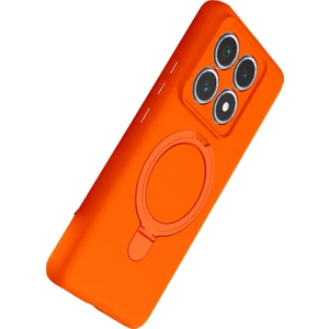 Kip GSM Xiaomi Mi 14T Pro Kılıf Magsafe Şarj Destekli Açılır Standlı Çizilmez Yumuşak Kapak