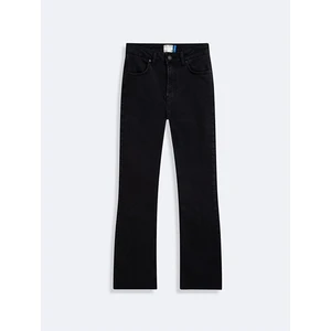 Lıssy Ispanyol Paça Yüksek Bel Jean Pantolon