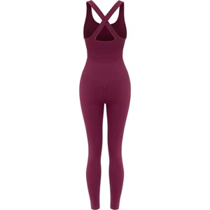 Virtus Push Up Büzgülü Pedsiz Seamless/dikişsiz Tulum Bordo