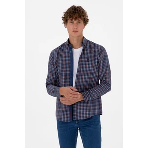 U.s. Polo Assn. Erkek Bakır Gömlek Desenli 50316631-VR182