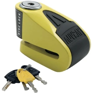 B-Lock 06 Alarmlı Disk Kilidi 6 mm 120DB Sarı-Siyah