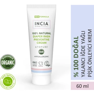 %100 Doğal Pişik Önleyici Jel Krem ATOPURE ® Yenidoğan Nemlendirici Koruyucu Hassas Bakım 60ml