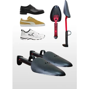 Plastik Ayarlanabilir Ayakkabı Kalıbı 1 Çift 40-44 Uyumlu Erkek Beden