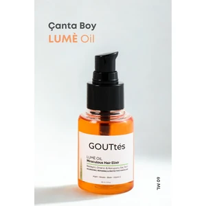 Gouttés Lume Oil- Argan, Keratin, Biotin, E Vitamini Onarıcı, Besleyici, Yatıştırıcı Saç Yağı 60ML