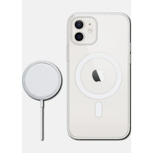 Pirok Store Iphone 11 Magsafe Ile Uyumlu Şeffaf Darbeye Dayanıklı Mükemmel Manyetik Silikon Kılıf