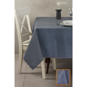 Rozet Tekstil Çok Amaçlı Sofra Bezi Piknik Örtüsü Pötikare Pamuklu Dertsiz Masa Örtüsü (170 x 170 Cm)