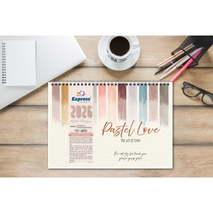 Express Planner 2026 Takvim A4 Ebat 53 Haftalık Planlayıcı Pastel Love