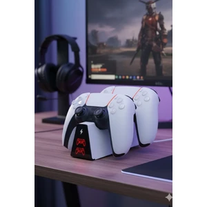 Blackbird Game Center Hepu TP5-0518B Joystick Şarj Standı Dualsense Göstergeli Şarj İstasyonu