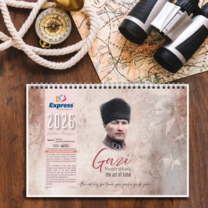 Express Planner 2026 Takvim A4 Ebat 53 Haftalık Planlayıcı Gazi