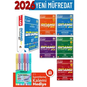 Tonguç Akademi 6. Sınıf Dinamo Plus Tüm Dersler Soru Bankası Set + Hediyeli