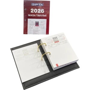 2026 Masa Takvimi + Takvim Altlıklı