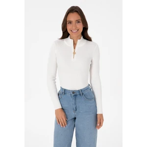 U.s. Polo Assn. Kadın Ekru Kazak /triko 50316869-VR019