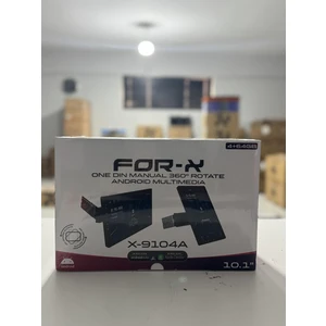 For-X X-9104A 4/64 Android Oto Teyp 10.1 Döner Ekran