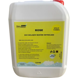 Rose Kimya Ev Tipi Sıvı Bulaşık Makine Deterjanı Güçlü Formül 5.5 kg