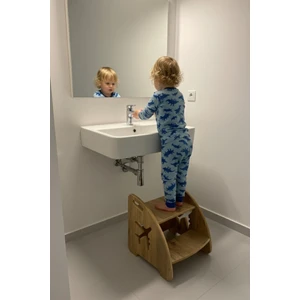 Atlantik Mobilya  Basamak Çocuk Bebek Banyo  Lavabo Merdiven Yükseltici