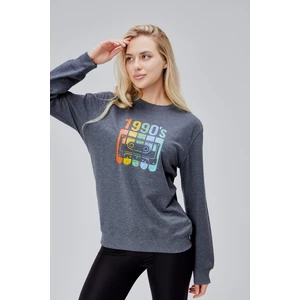 Moon Cover Mooncover Kadın Baskılı Sweatshirt - Karmelanj