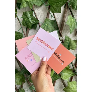 Tiny Stories TR Motto Kartı Kartpostal - 6 Adet