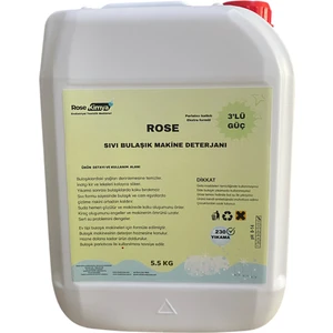 Rose Kimya Ev Tipi Sıvı Bulaşık Makine Deterjanı 3'lü Güç 5.5 kg