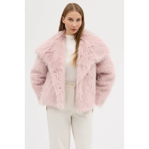 Kadın Premium Yakalı  Suni Kürk