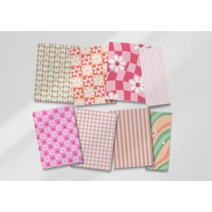 Tiny Stories TR Scrapbook Sticker Seti 18 Büyük / 6 Küçük Parça - Bullet Journal Sticker Defter kullanılabilir