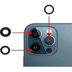 Iphone 13 Pro Max Kamera Camı 3 Lü Set