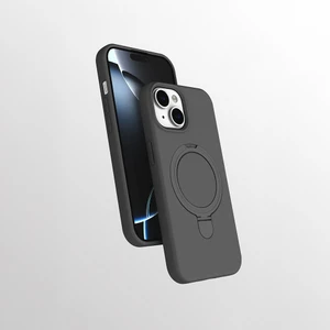 Apple Iphone 15 Kılıf Magsafeli Standlı Mat Samara Kapak