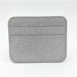 Çift Taraflı 5 Bölmeli Işıltılı Simli Kadın Kartlık (Kutulu Gönderim)