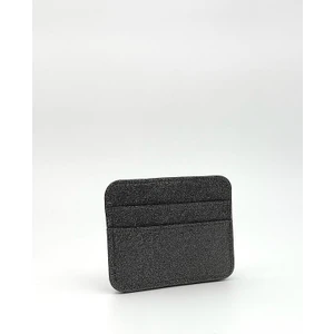 Çift Taraflı 5 Bölmeli Işıltılı Simli Kadın Kartlık (Kutulu Gönderim)