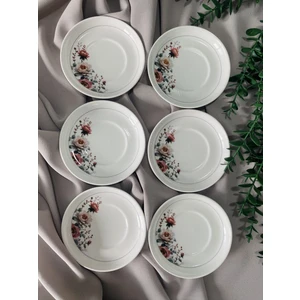 Venüs Home Decoration Hasbahçe Model 6 Adet Çay Tabağı