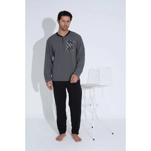 Erdenay Tekstil Uzun Kollu Erkek Pijama Takımı