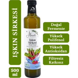 Işkın Sirkesi Yüksek Polifenol ve Antioksidan Doğal Fermantasyon - Ravent Vinegar 500 ml