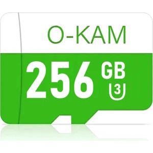 O-KAM 256GB Yüksek Hızlı Micro SD Hafıza Kartı Class 10 U3
