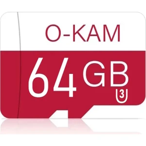 64 GB O-Kam Hafıza Kartı Faster Transfer Speed Class 10 4k Video Kayıt