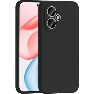 Honor 400 Kılıf Lansman Içi Kadife Kamera Korumalı Mara Silikon Kılıf-Siyah