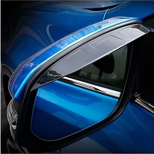 2 Adet Karbon Desenli Araba Ayna Yağmur Siperliği (16.5 cm x 6 cm x 4 Cm)