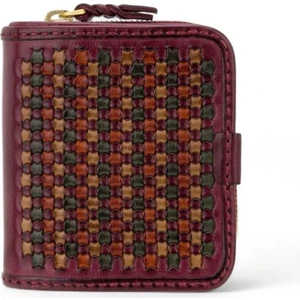Kadın Fermuarlı ve Çıt Çıt Kapamalı El Yapımı Cüzdan (Maru)