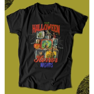 'halloween - Cadılar Bayramı - Korku Gecesi‘  Baskılı 'regular-Fit' Unisex Tişört