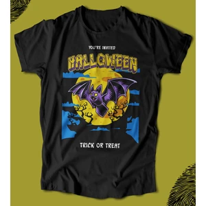 ' Halloween - Cadılar Bayramı - Trick Or Treat ‘  Baskılı 'regular-Fit' Unisex Tişört
