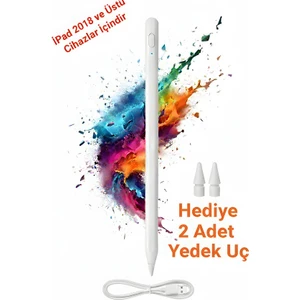  Fibaks Apple İpad A16 Air 6/7/8/9/10/11/12. Nesil Avuç Içi Red Özellik Palm Rejection Tablet Kalemi Stylus Yazı Çizim