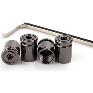 Spelt Piano Black Otomobil Araba Motosiklet 4'lü Sibop Kapak Seti